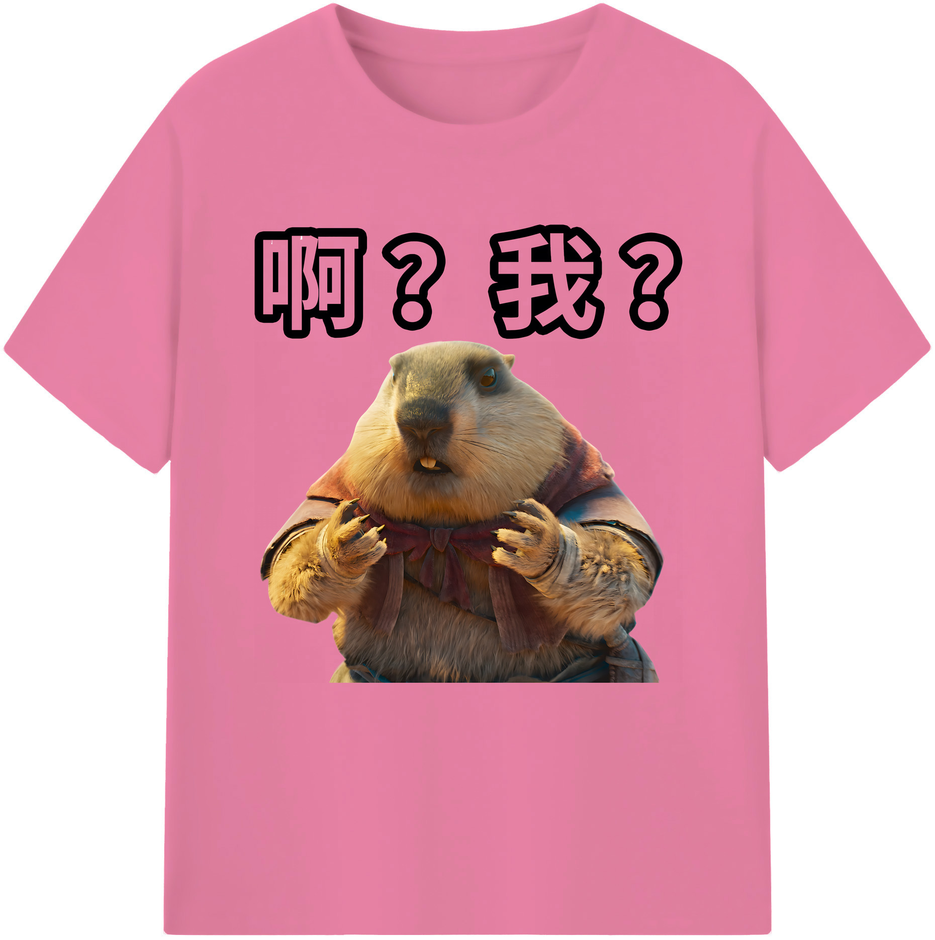 （画像用） Ne Zha 2 ナタ 魔童の大暴れ 綿100％半袖Tシャツ（フロントプリント）